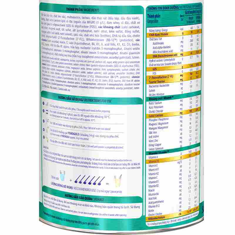 Sữa bột YokoGold số 3 850g (2-6 tuổi)