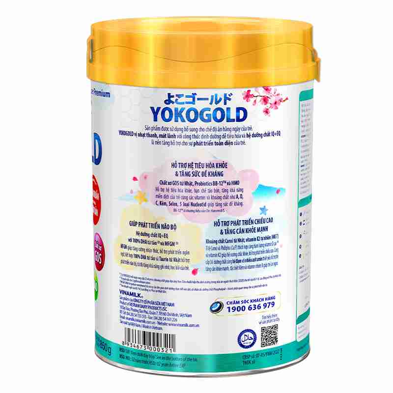 Sữa bột YokoGold số 3 850g (2-6 tuổi)