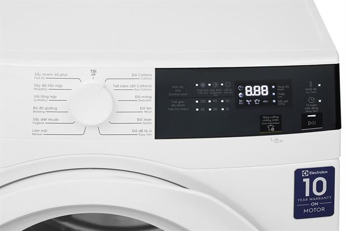 Máy sấy thông hơi Electrolux UltimateCare 8 kg EDV804H3WC