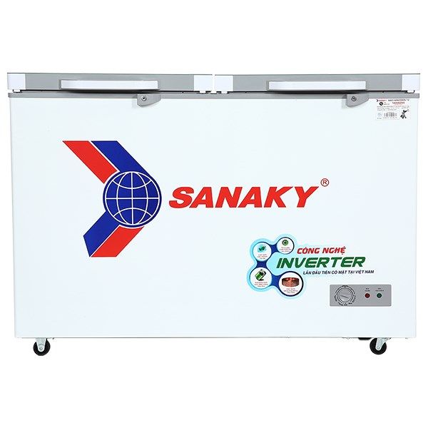 Tủ đông Sanaky Inverter 2 cửa kính TD.VH3699A4K 270 lít