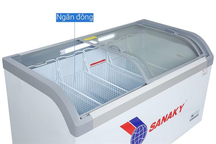 Tủ đông Sanaky 2 cửa kính cong VH-888KA 500 lít