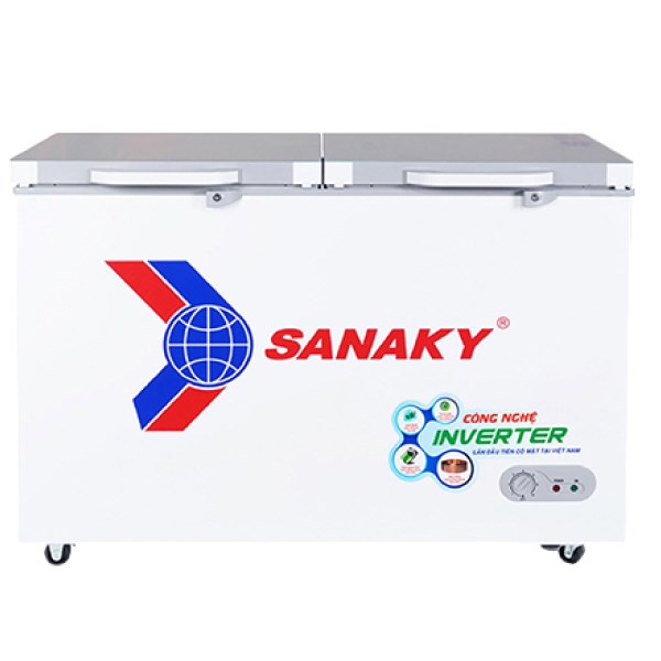 Tủ đông Sanaky Inverter 2 cửa kính TD.VH4099A4K 305 lít