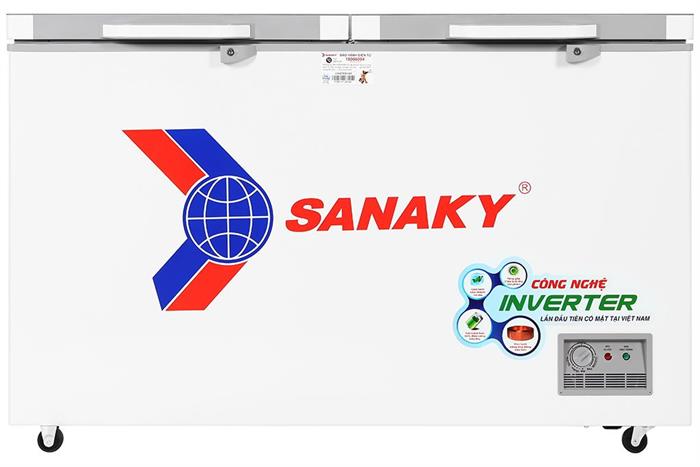 Tủ đông Sanaky Inverter 2 cửa kính TD.VH4099A4K 305 lít