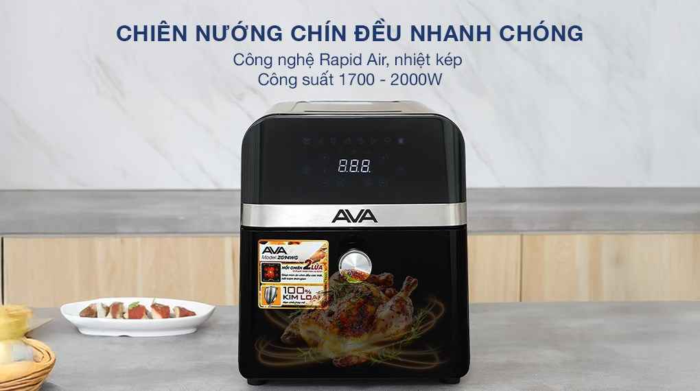 Nồi chiên không dầu AVA ZG94WG 9 lít