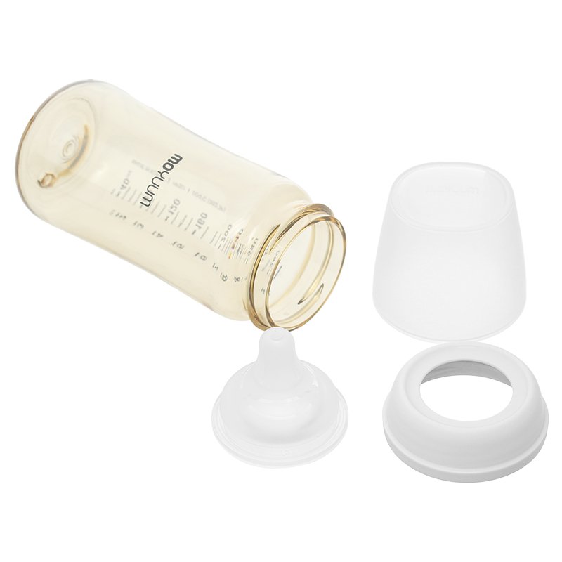 Bình sữa nhựa PPSU Moyuum thế hệ 3 cổ rộng 270ml