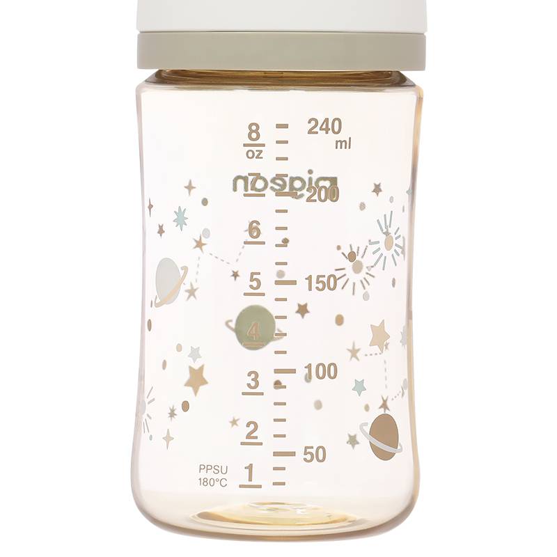 Bình sữa nhựa PPSU Pigeon Softouch Baby-Friendly World cổ rộng 240ml - Dải Ngân Hà