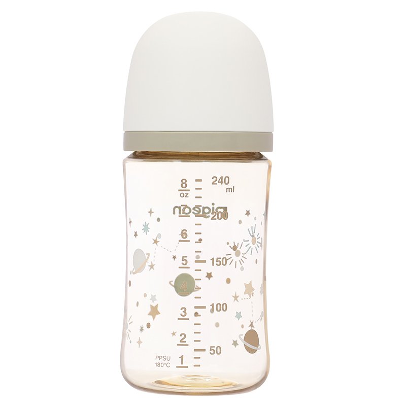 Bình sữa nhựa PPSU Pigeon Softouch Baby-Friendly World cổ rộng 240ml - Dải Ngân Hà