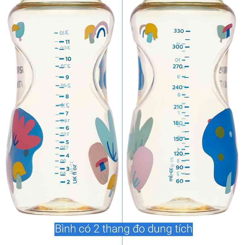 Bình sữa nhựa PPSU Philips Avent SCY946/01 cổ rộng 330ml