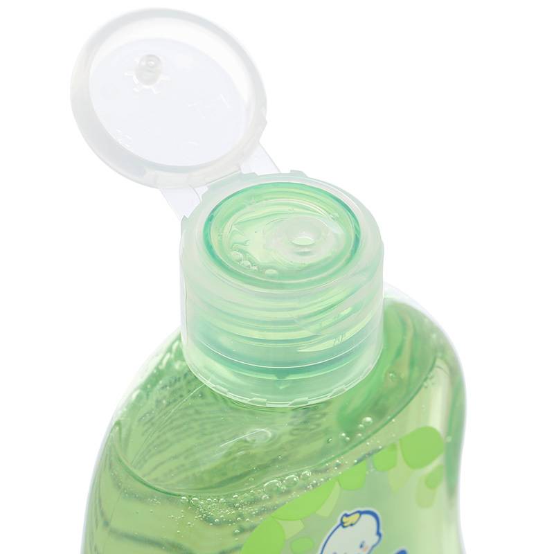 Dầu tắm & gội 2in1 cho bé D-nee Organic chiết xuất rau má 200ml (chai xanh lá)