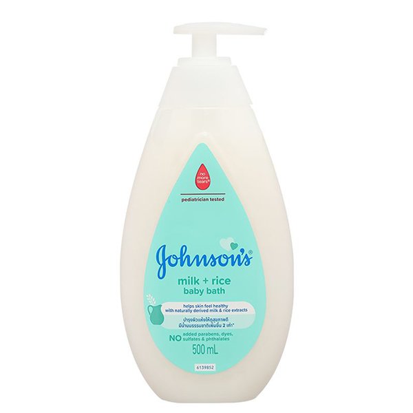 Sữa tắm cho bé Johnson's Baby chiết xuất gạo và sữa 500ml