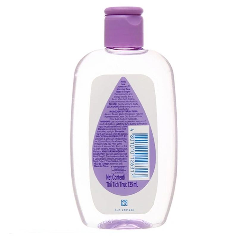 Nước hoa cho bé Johnson's Baby hương ban mai 125ml