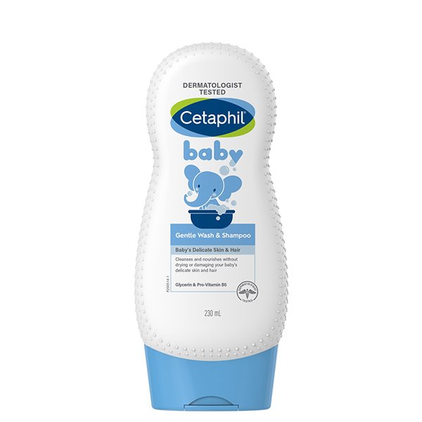 Sữa tắm & gội 2in1 cho bé Cetaphil Baby Gentle hương dịu nhẹ 230ml