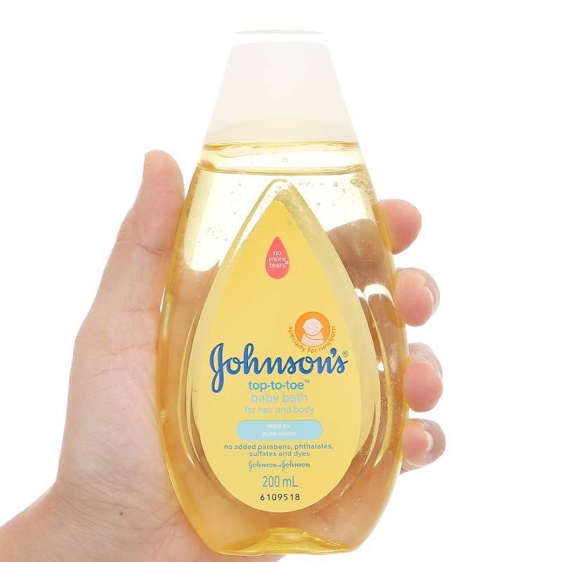 Sữa tắm & gội 2in1 cho bé Johnson's Baby Top-to-Toe hương dịu nhẹ 200ml