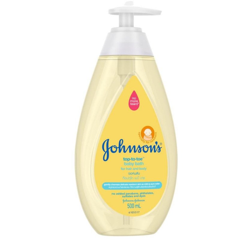 Sữa tắm & gội 2in1 cho bé Johnson's Baby Top-to-Toe hương dịu nhẹ 500ml