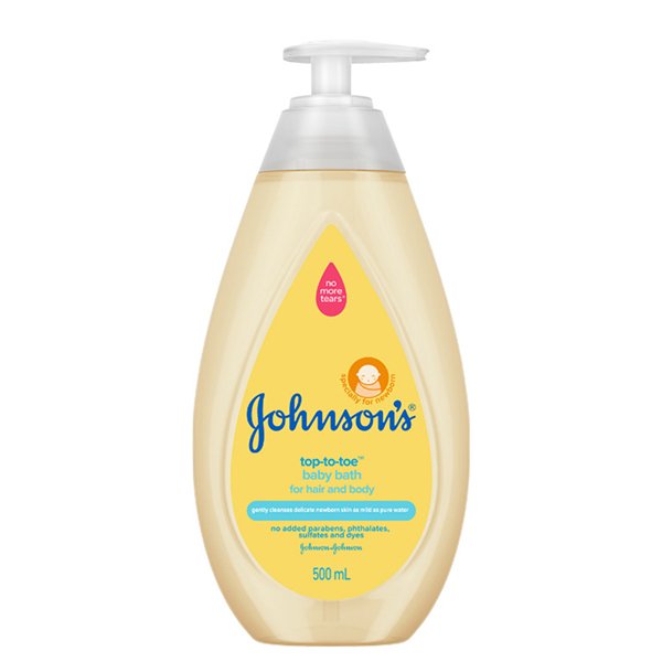 Sữa tắm & gội 2in1 cho bé Johnson's Baby Top-to-Toe hương dịu nhẹ 500ml