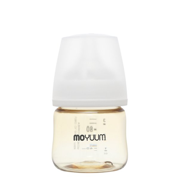 Bình sữa nhựa PPSU Moyuum thế hệ 3 cổ rộng 80ml