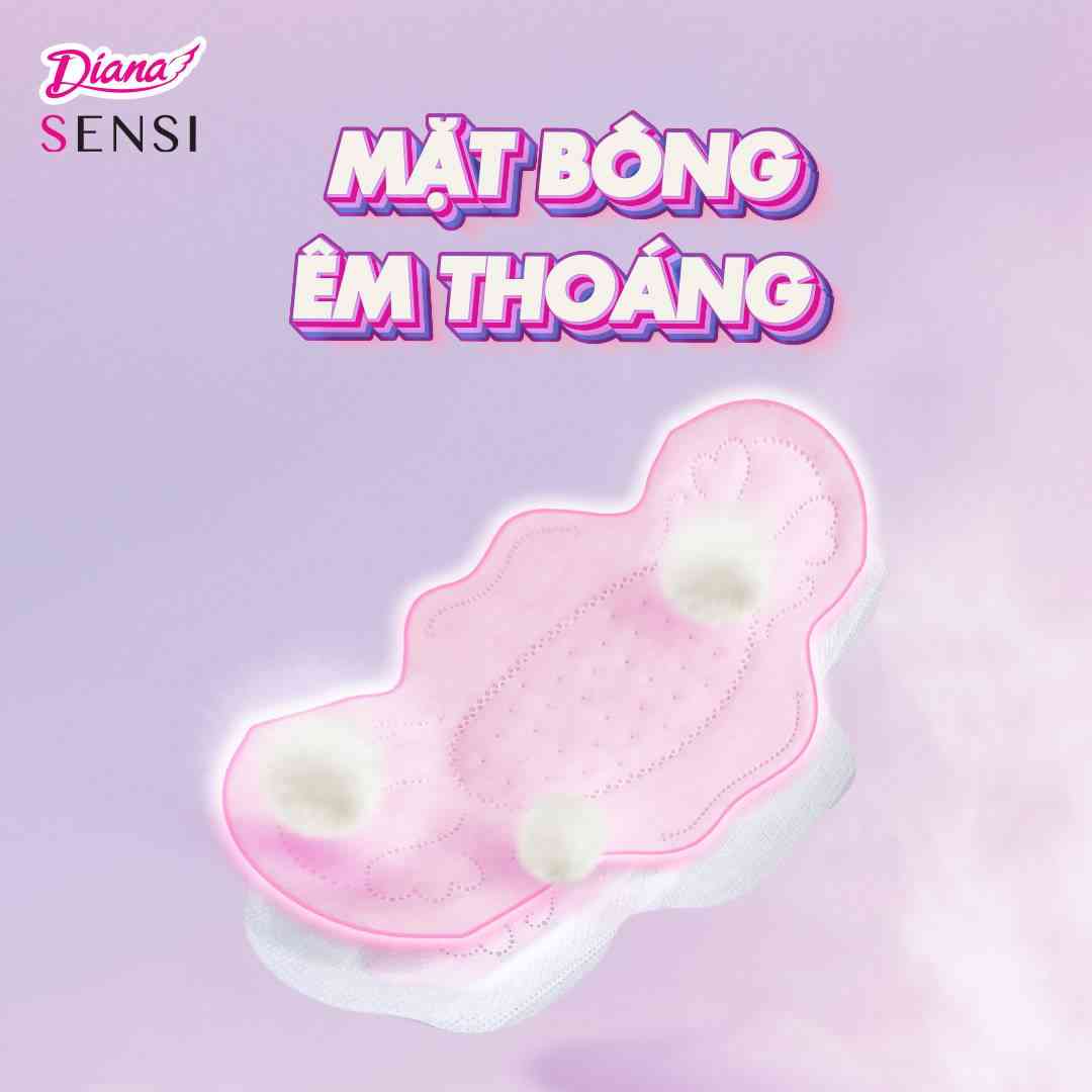 Băng Vệ Sinh Diana Sensi Siêu Mỏng Cánh 20 Miếng