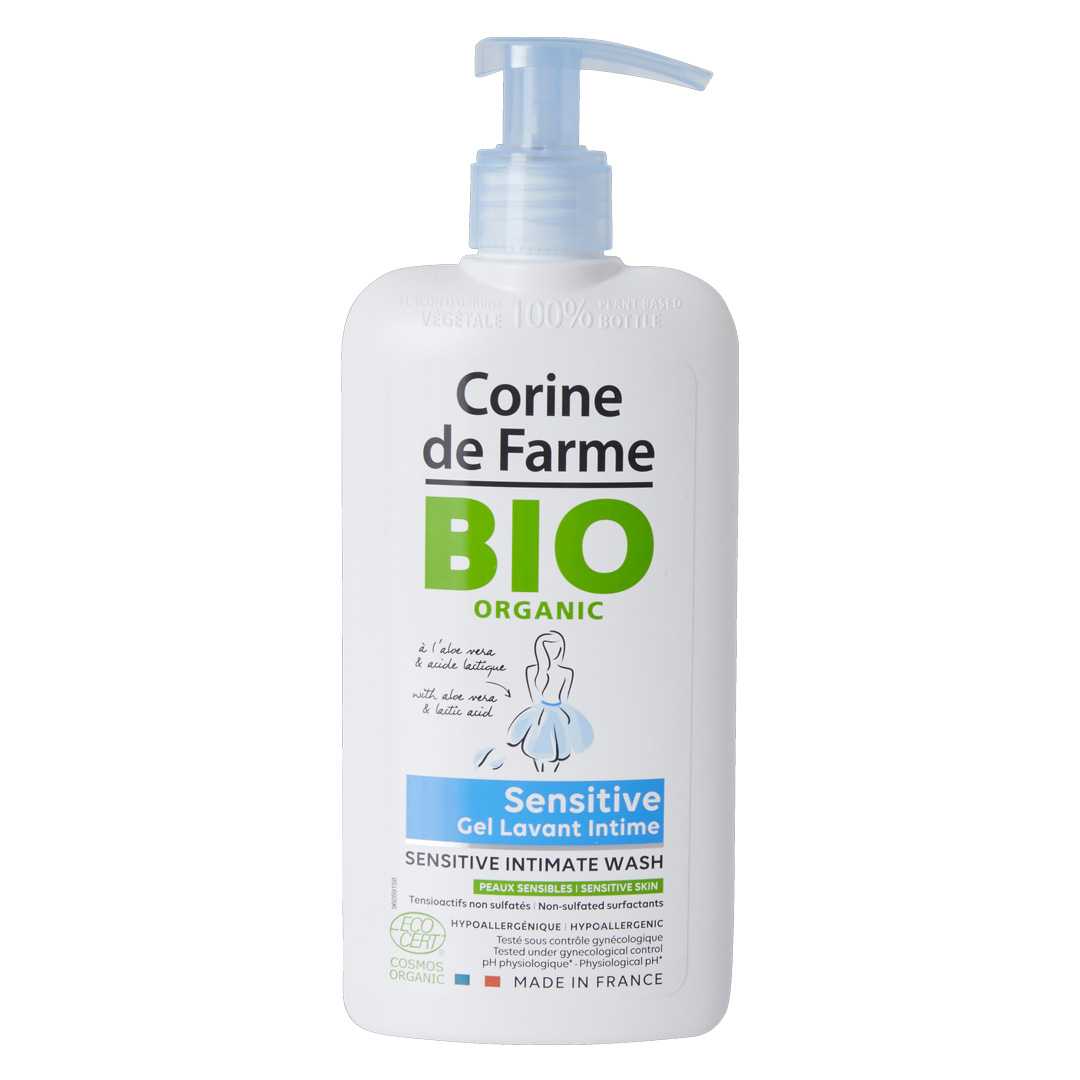 Gel Vệ Sinh Phụ Nữ Hữu Cơ Corine de Farme Da Nhạy Cảm 250ml