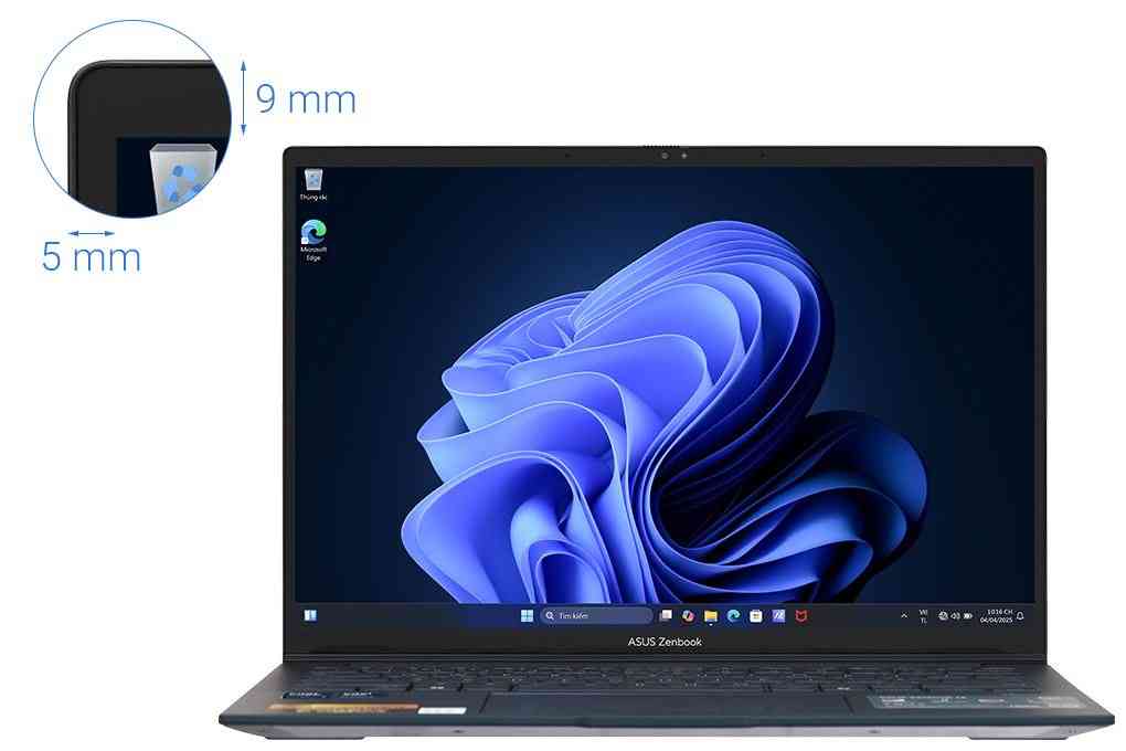 Laptop Asus Zenbook 14 UX3405CA PZ187WS (Ultra 5 225H, 16GB, 512GB, 2.8K OLED Cảm ứng)