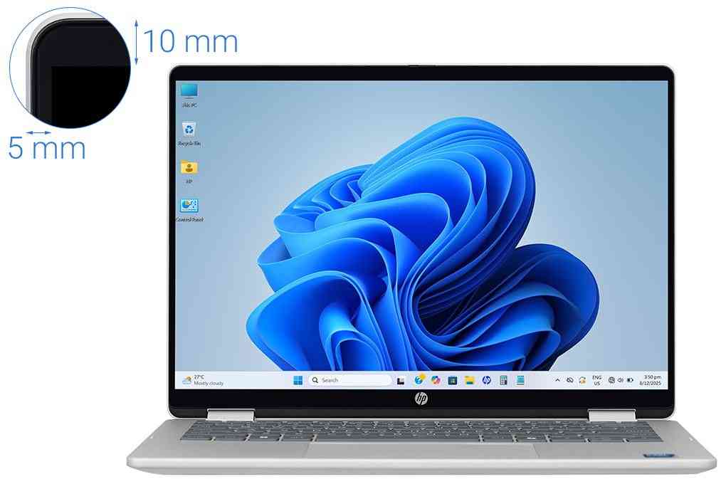 Laptop HP OmniBook 5 Flip 14 fp0057TU BZ7Q6PA (Core 5 120U, 16GB, 512GB, WUXGA Cảm ứng)