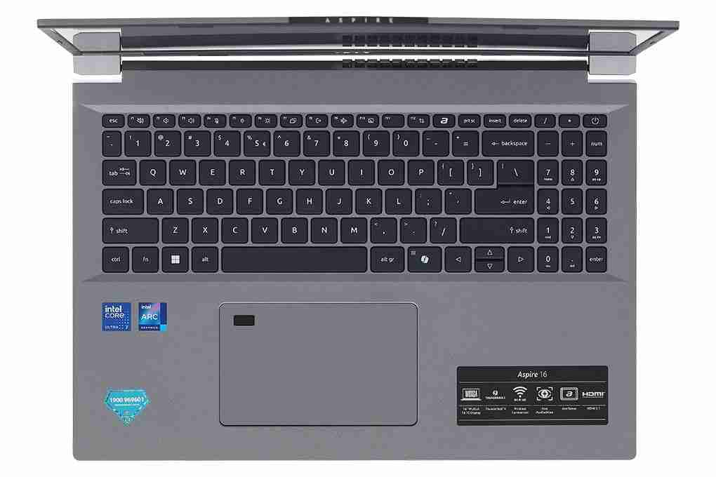 Laptop Acer Aspire 16 AI A16-71M-71U7 NX.J4YSV.002 (Ultra 7 155H, 16GB, 512GB, Full HD+)