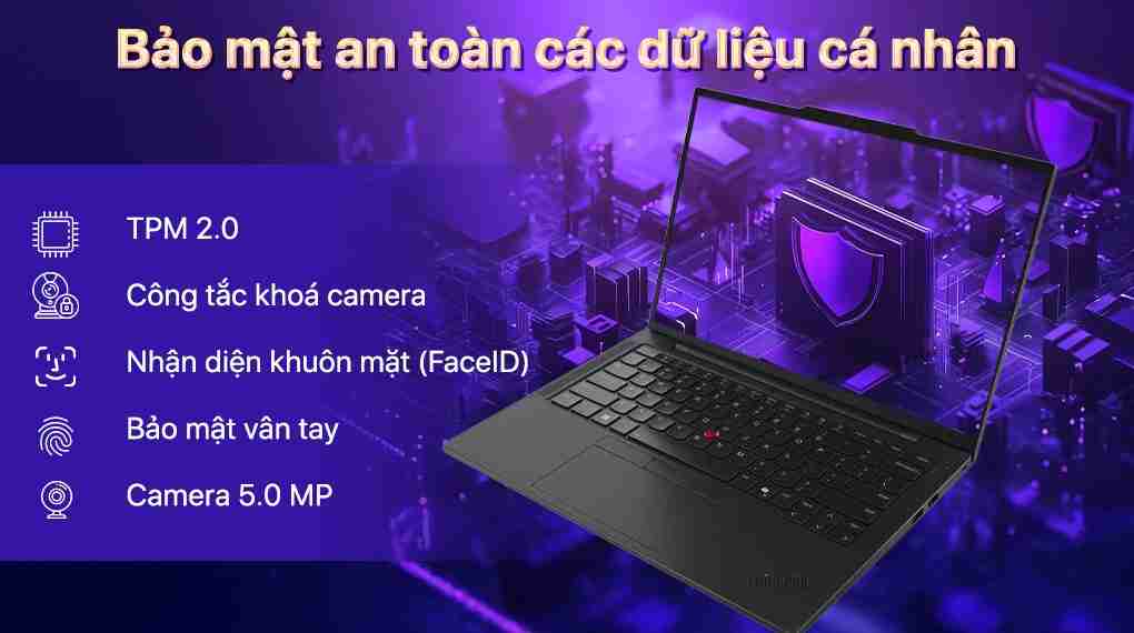 Laptop Lenovo ThinkPad T14s Gen 6 21R1000AVN (Ultra 7 255H, 32GB, 512GB)