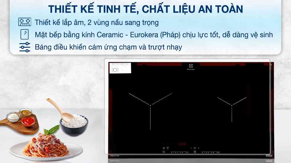 Bếp từ đôi âm Electrolux EHI7260BB 3200W