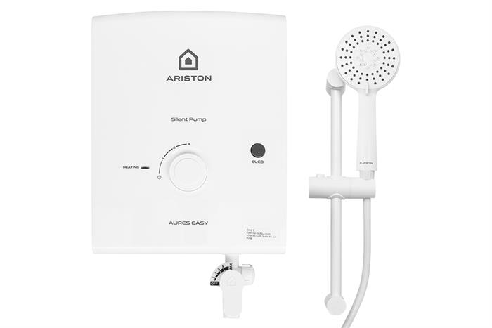 Máy nước nóng trực tiếp Ariston 4500W AURES EASY 4.5P 3S