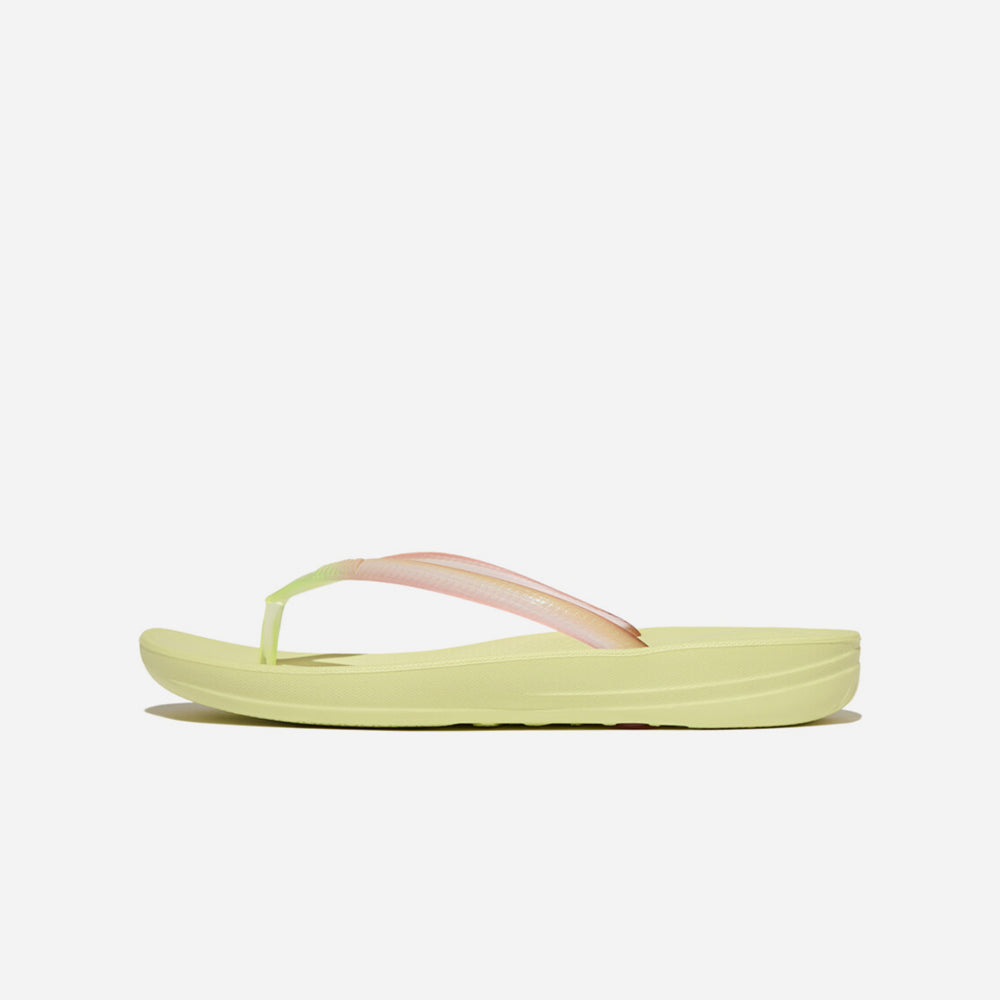 Dép Xỏ Ngón Nữ Fitflop Iqushion Ombre Transparent Ergonomic UK 3