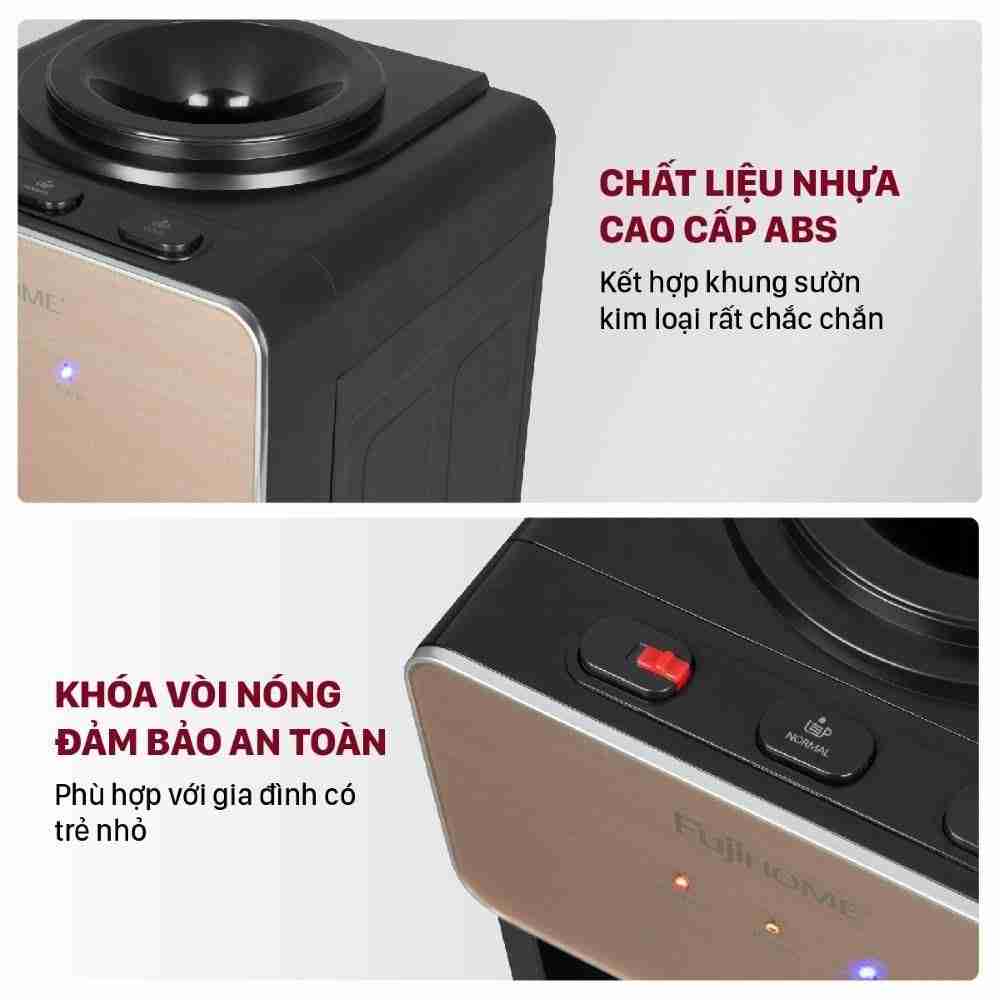 Cây nước nóng lạnh FUJIHOME WD675C-Y 590W