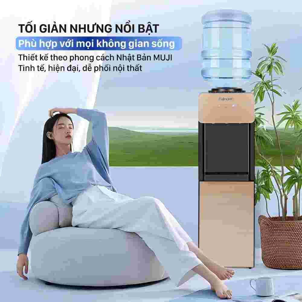 Cây nước nóng lạnh FUJIHOME WD675C-Y 590W