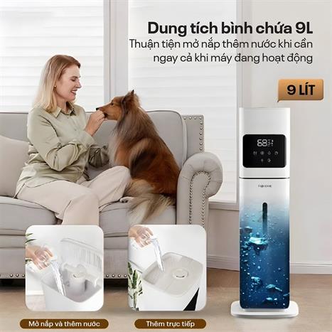Máy tạo ẩm khuếch tán tinh dầu FUJIHOME HM09UV2 9L
