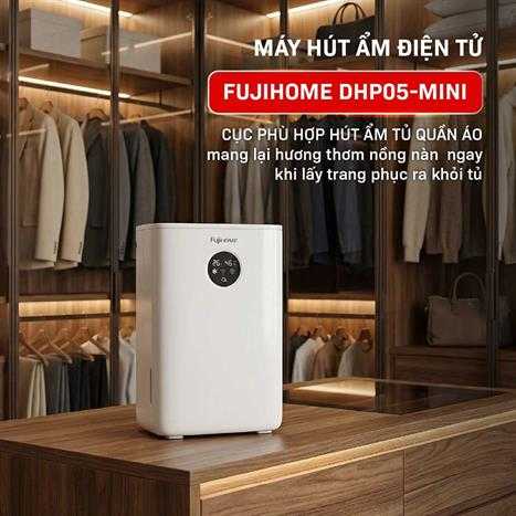 Máy hút ẩm kết hợp lọc không khí Fujihome DHP05-MINI
