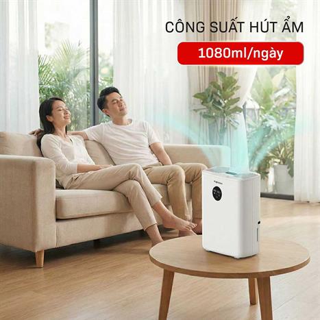 Máy hút ẩm kết hợp lọc không khí Fujihome DHP05-MINI