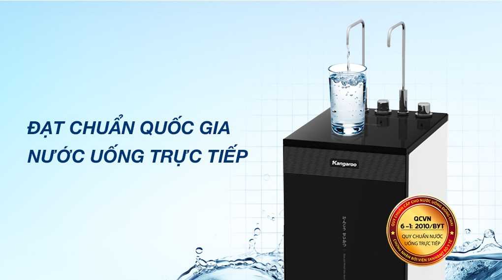 Máy lọc nước RO nóng nguội lạnh Hydrogen Kangaroo KG11A2 11 lõi
