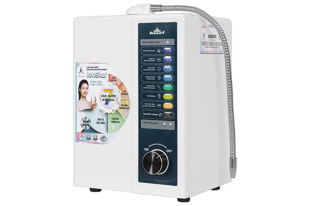 Máy lọc nước điện giải ion kiềm ROBOT IonStar 5X 5 tấm điện cực