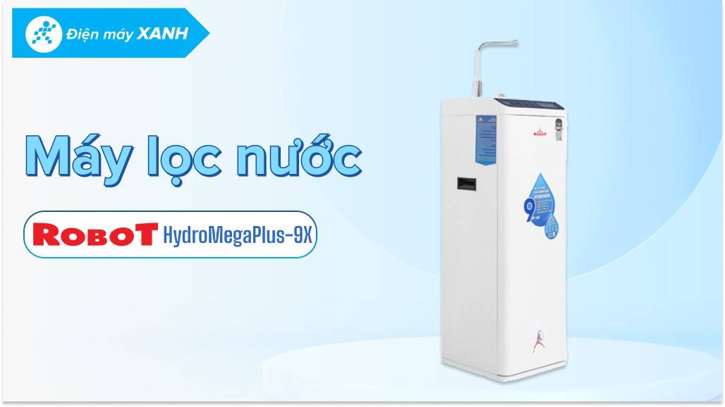 Máy lọc nước RO nóng nguội Hydrogen ROBOT HydroMegaPlus-9X 9 lõi