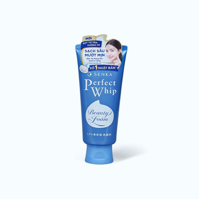 Sữa Rửa Mặt Senka Tạo Bọt Chiết Xuất Tơ Tằm Trắng 120g