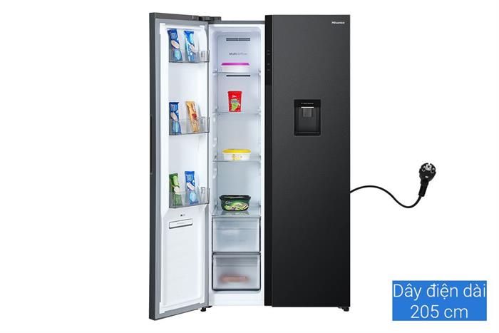 Tủ lạnh Hisense Inverter 550 lít Side By Side