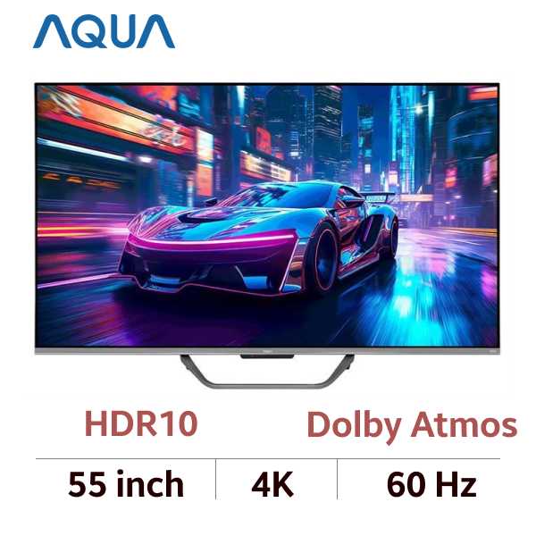 Google Tivi QLED Aqua 4K 55 inch AQT55S800UX