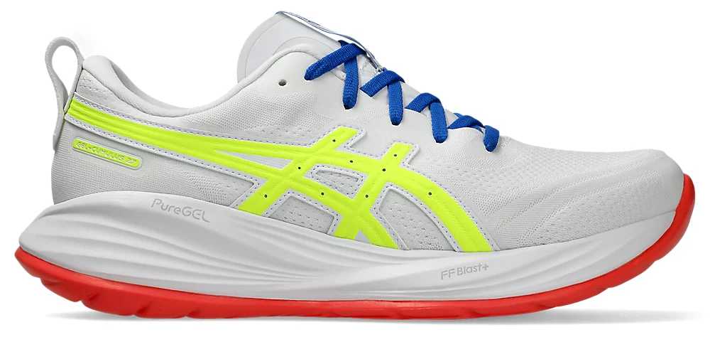 Giày Chạy Bộ Nam Asics Gel-Cumulus 27 ATC White / Safety Yellow