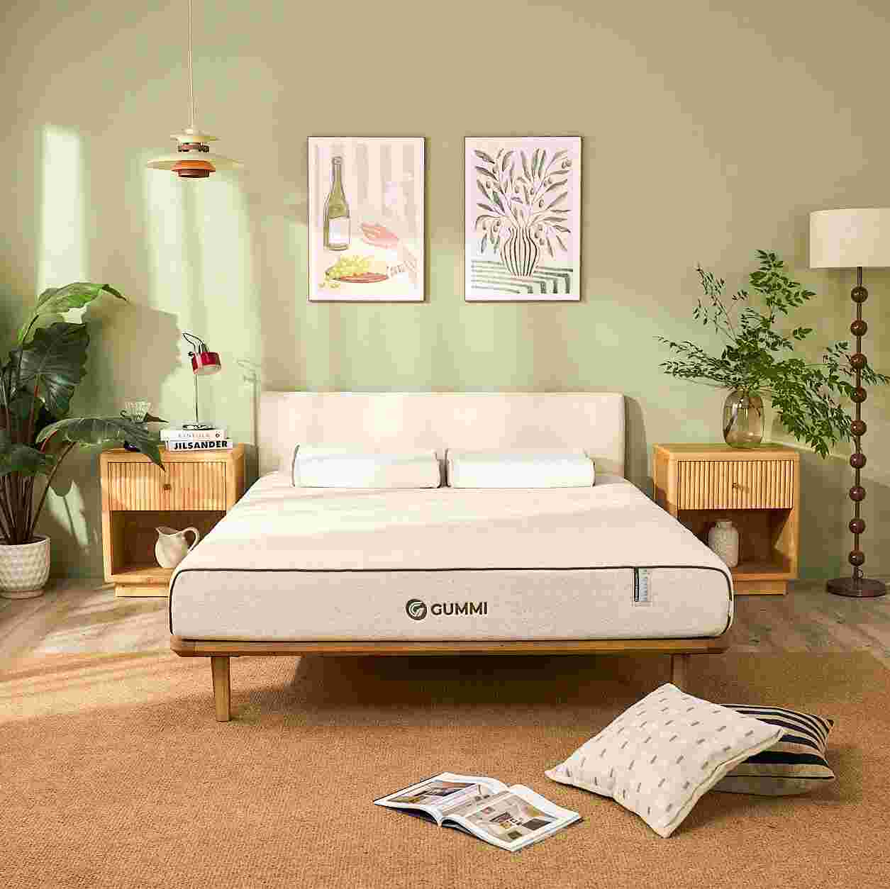 Nệm cao su cân bằng nhiệt 3in1 Gummi Hybrid Plus dày 20cm
