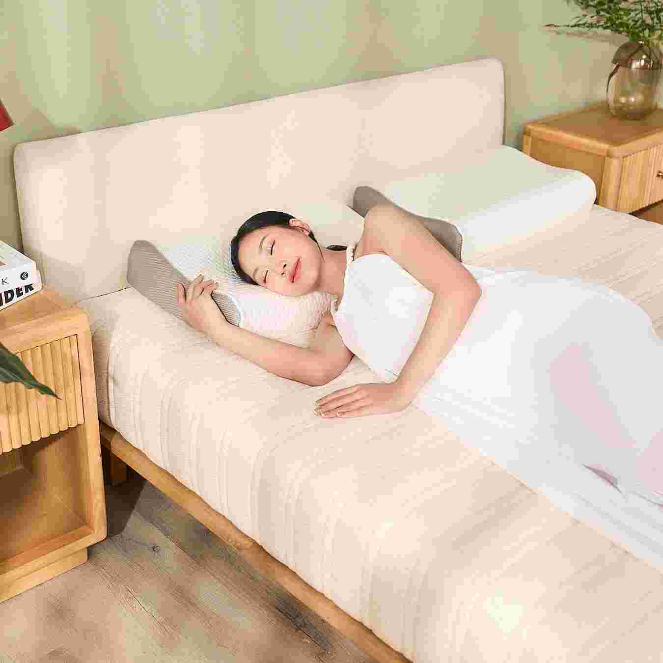 Nệm cao su cân bằng nhiệt 3in1 Gummi Hybrid Plus dày 20cm