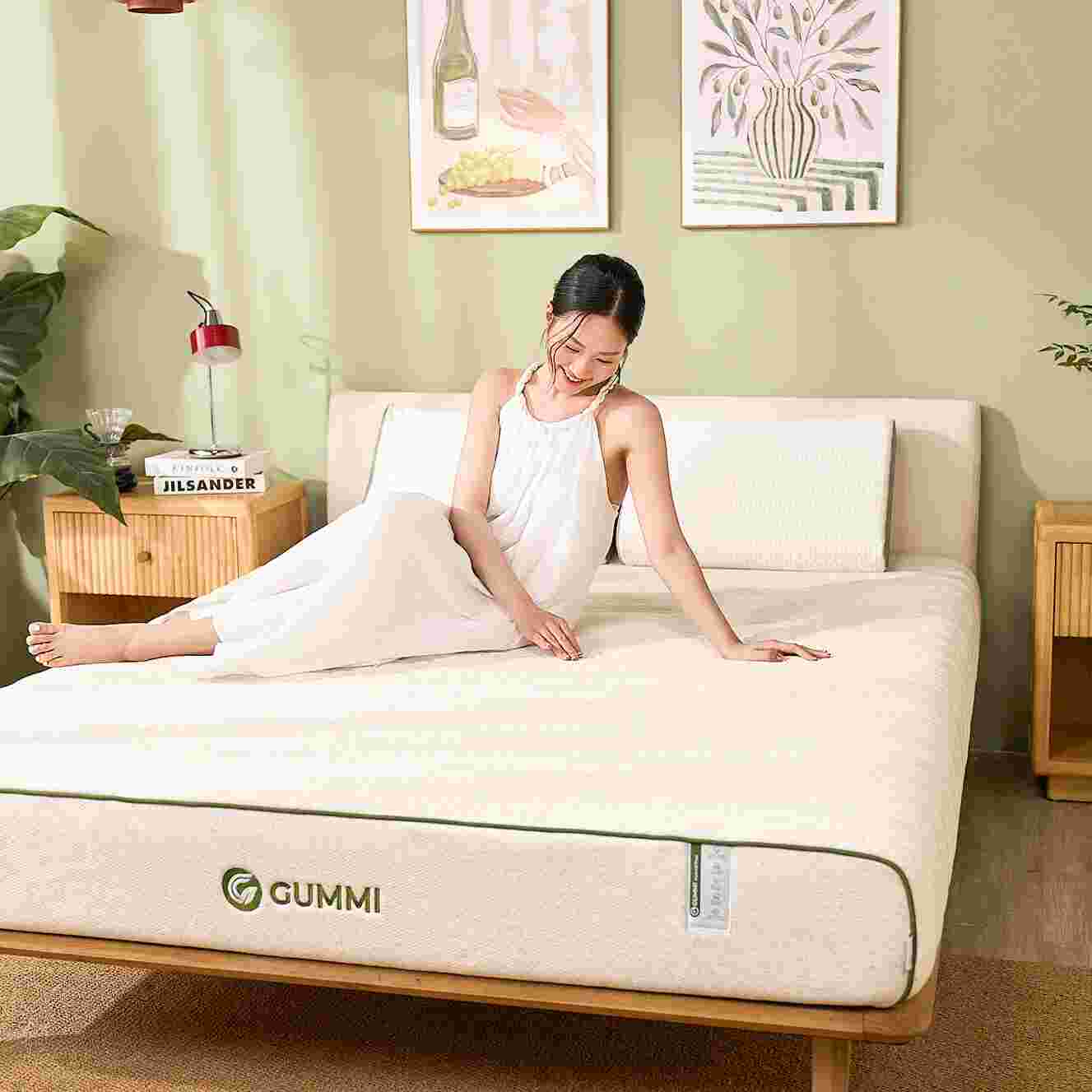 Nệm cao su cân bằng nhiệt 3in1 Gummi Hybrid Plus dày 20cm