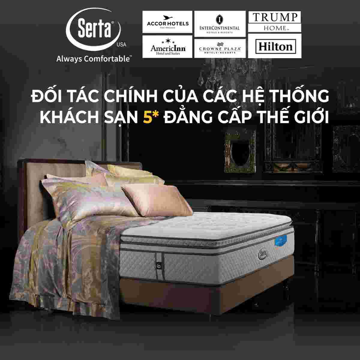 Nệm lò xo Serta Perfect Sleeper Royal Suite 26cm