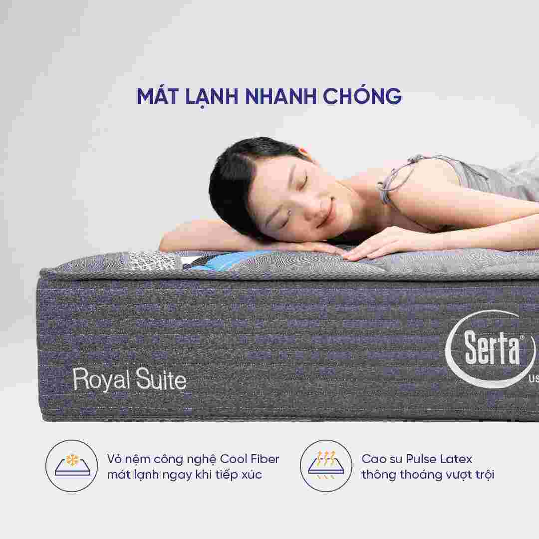 Nệm lò xo Serta Perfect Sleeper Royal Suite 26cm