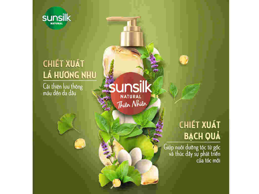 Dầu Gội Sunsilk Thiên Nhiên Ngăn Gãy Rụng Tóc 380ml