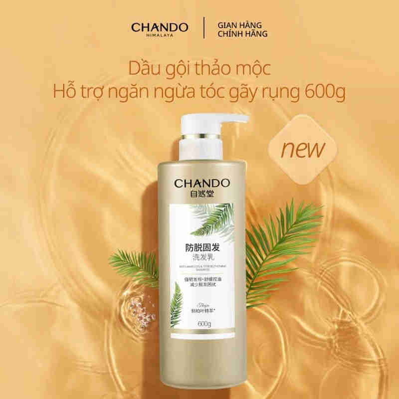 Dầu Gội Chando Ngăn Ngừa Gãy Rụng, Dưỡng Tóc Chắc Khỏe 600ml