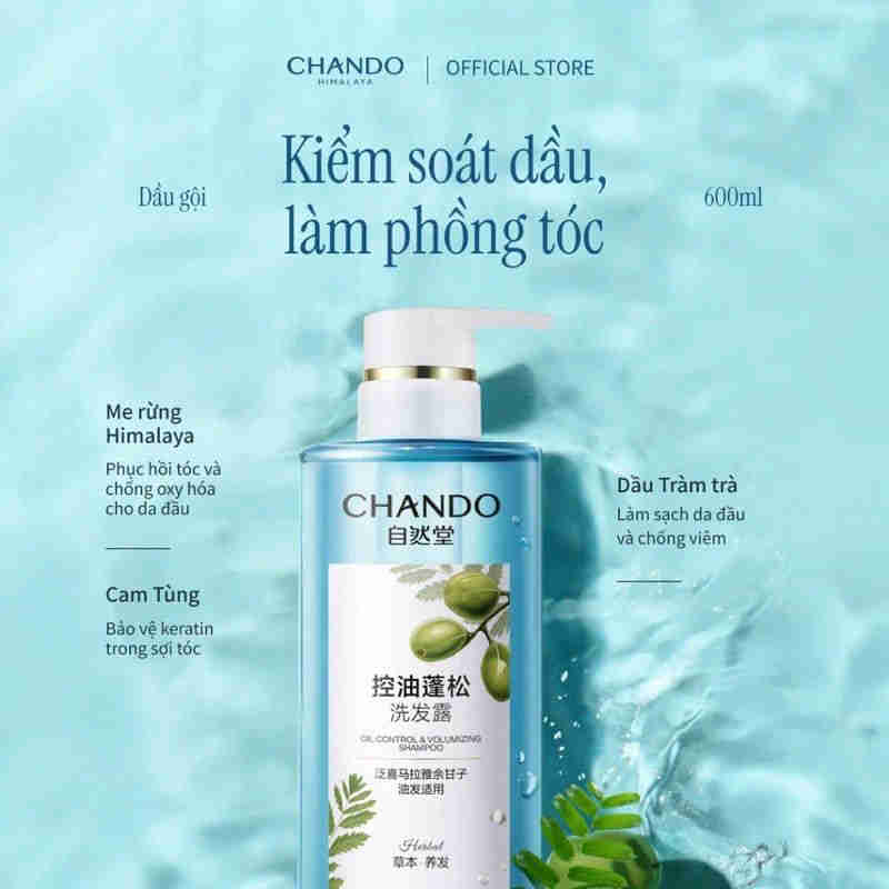 Dầu Gội Chando Ngăn Ngừa Gàu Và Giảm Ngứa 600ml